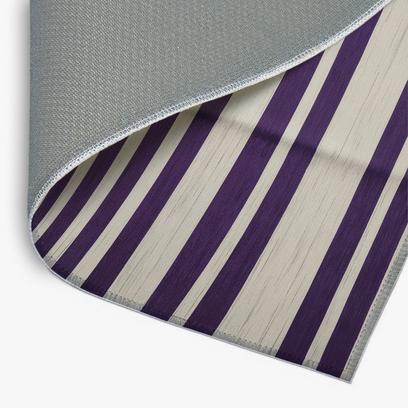 Tapis intérieur / extérieur gris HorizontalStripes, Rectangulaire 2 pi x 3 pi