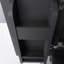 24 po X P 19 po P x 34 po Meuble-lavabo simple H noir avec lavabo en céramique