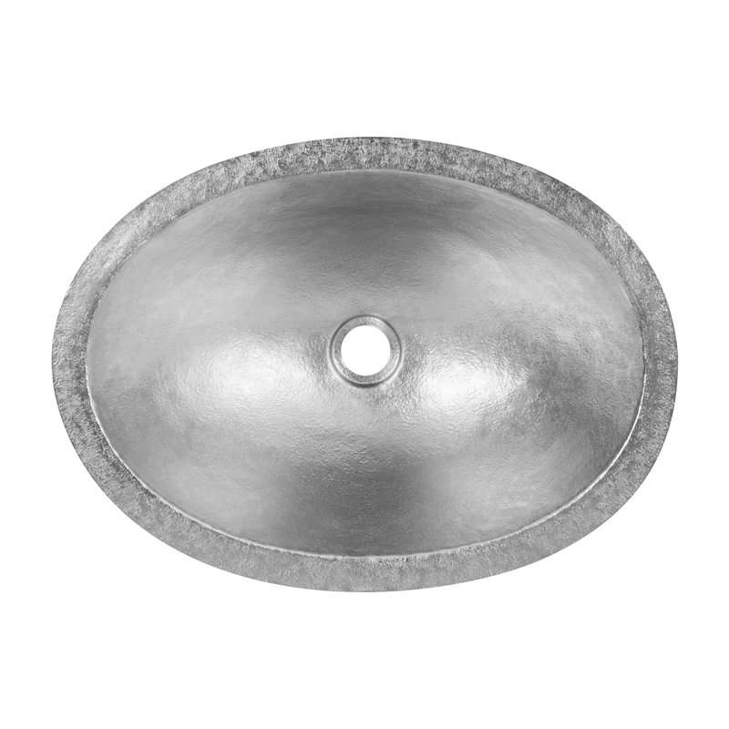 Terra Firma 19'' L Bathroom Sink, Nickel