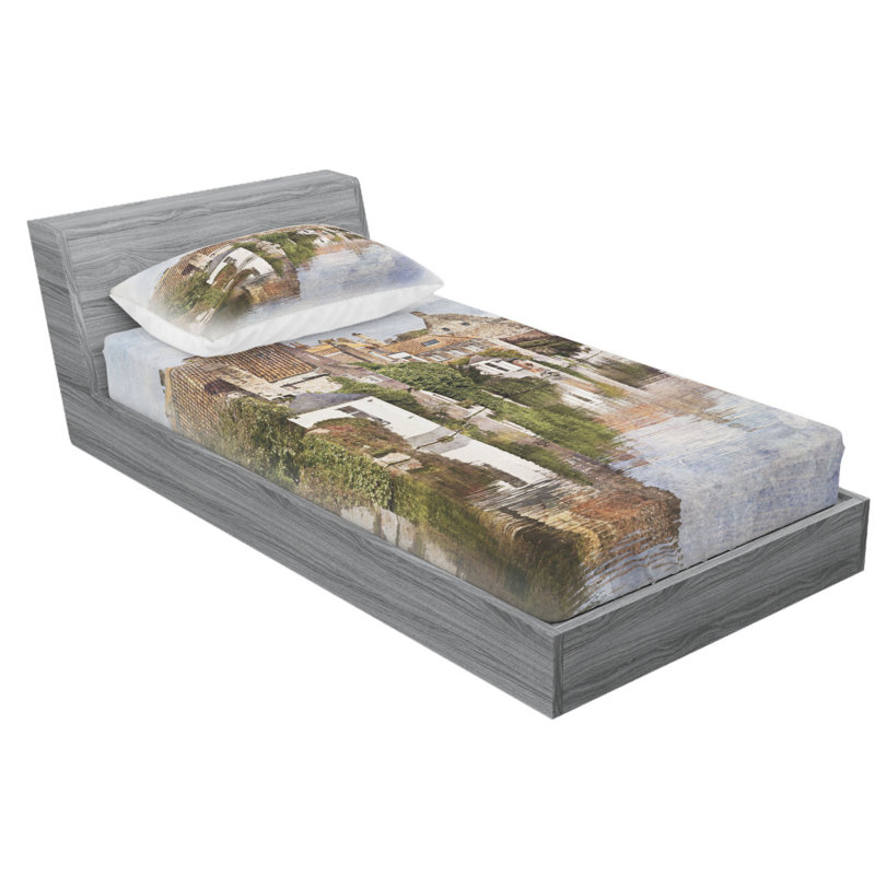Microfiber Sheet Set, Twin XL Sheet Set with Fitted Sheet