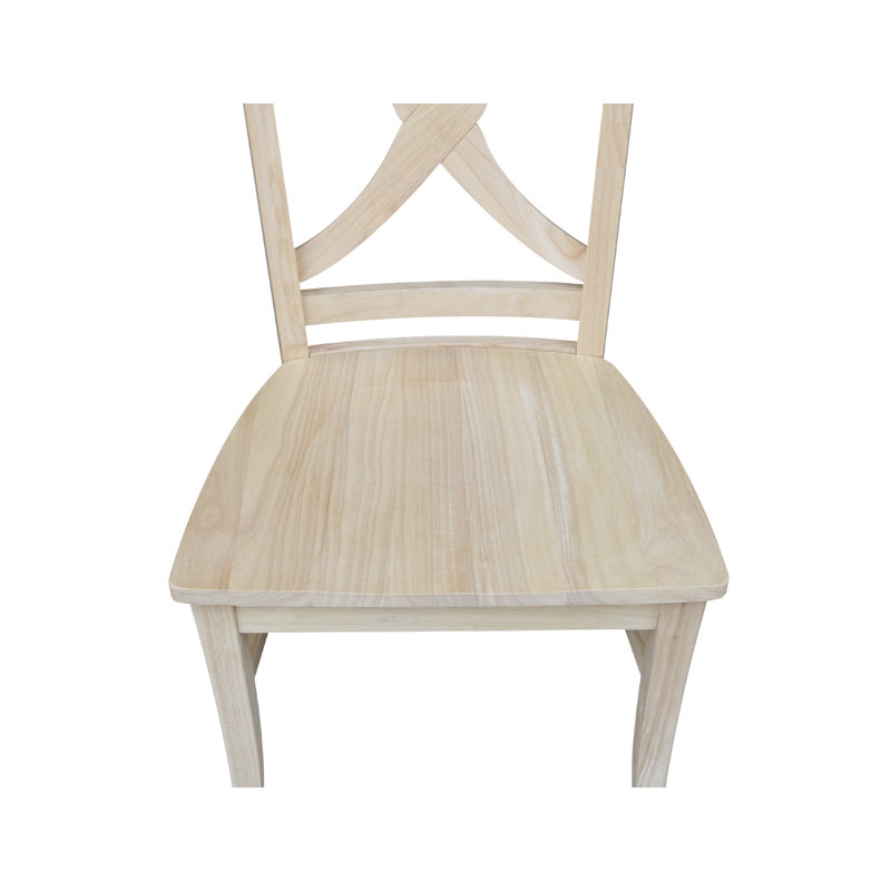 Chaise en bois massif Sardinia, Non fini
