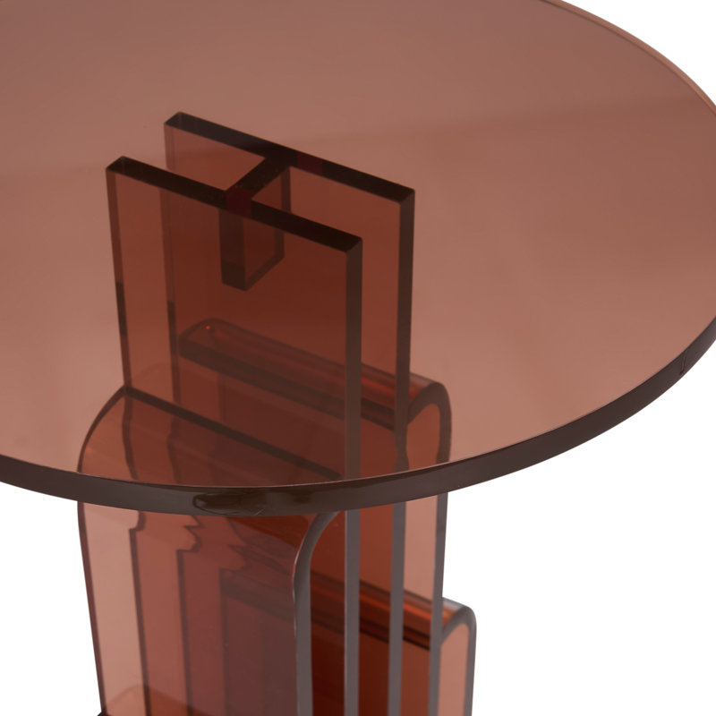 Aubrielle Side Table, Hazel Brown