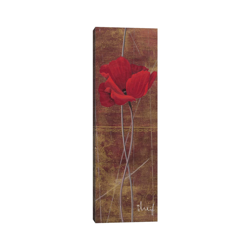 Antique Red II by Franz Heigl - Wrapped Canvas Panoramic Gallery-Wrapped Canvas Giclée, 30.48 cm H x 91.44 cm W x 1.91 cm D