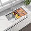 Évier de cuisine 33 encastrable 33 po - Évier de cuisine encastrable 33 po x 19 po en acier inoxydable de calibre 18