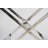 Safari Cowhide & Stainless Steel Stool