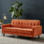 Siri 3 Seater Velvet Sofa