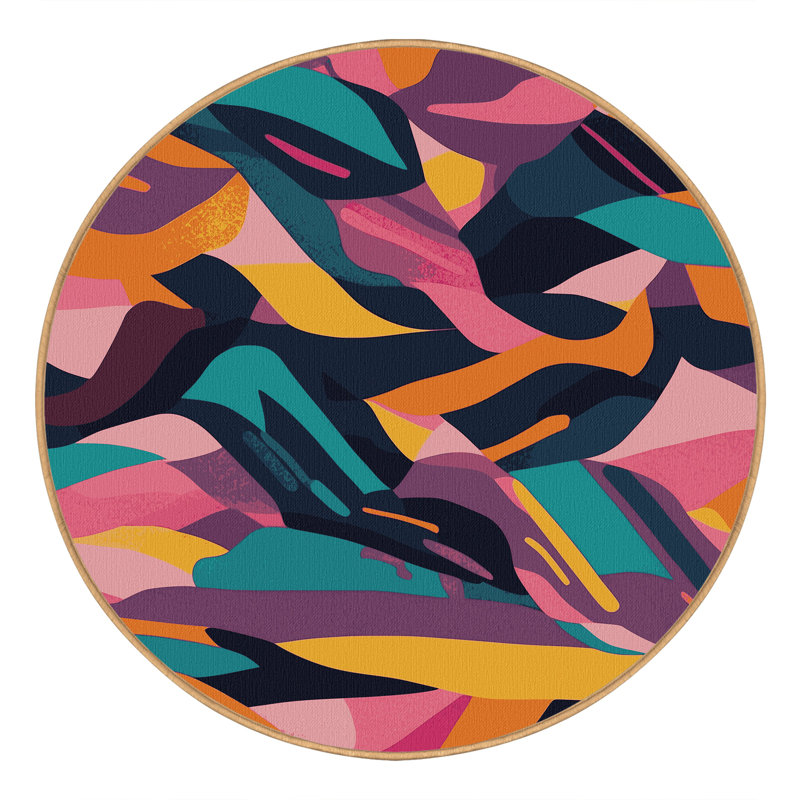 Starlight Glow Rug, Round 7'