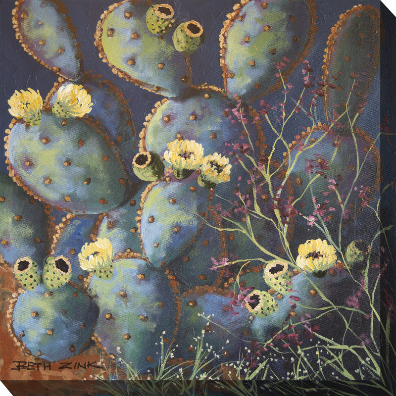 Prickles Outdoor Wall Canvas Art