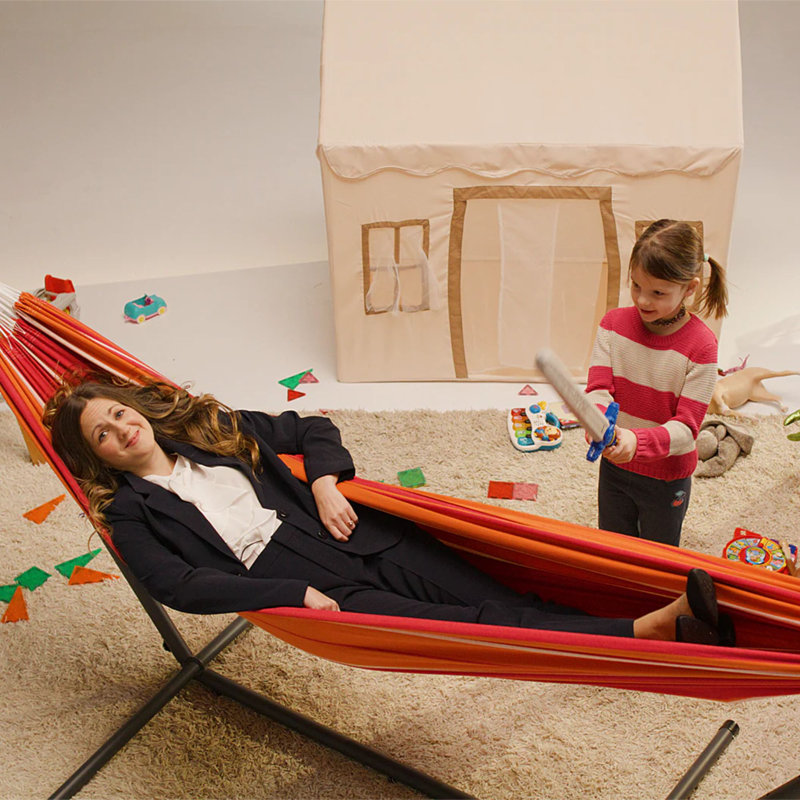 Emmaline Double Hammock with Stand, Mimosa