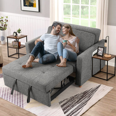 Meit 49"W Convertible Sleeper Sofa 3-In-1