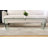 47.2" Tempered Glass Coffee Table for Living Room with V-shaped Legs