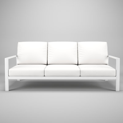 Townsend Metal Outdoor Sofa With Sunbrella Cushion by Birch Lane
