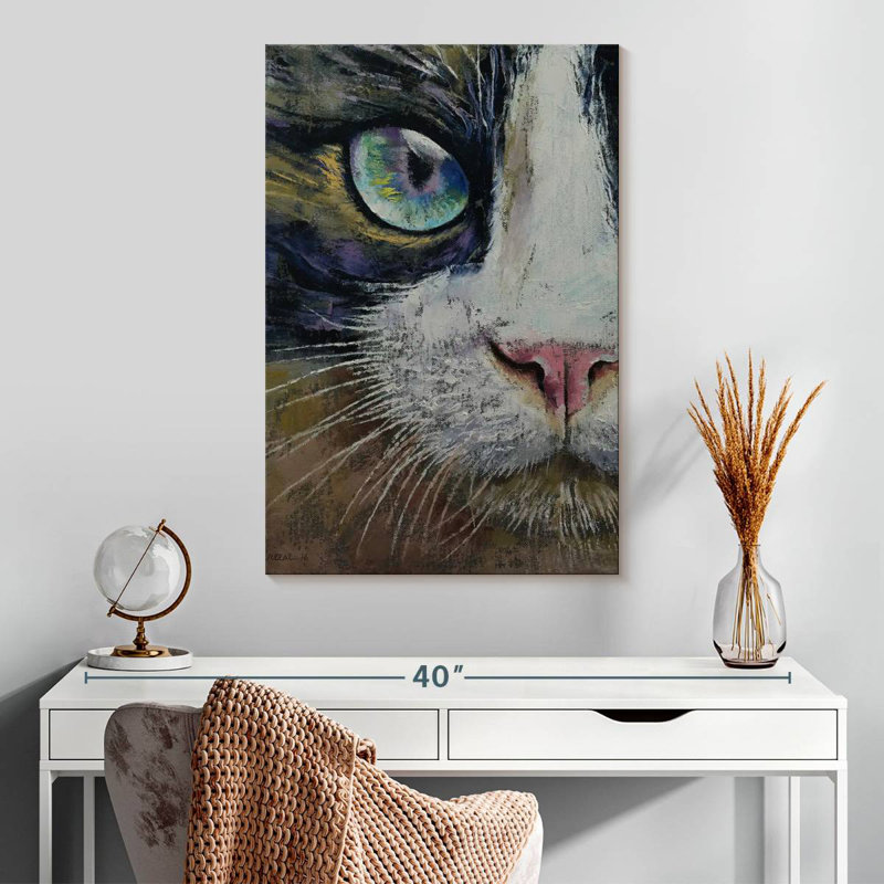 Brampt Snowshoe Cat, 30" H x 20" W