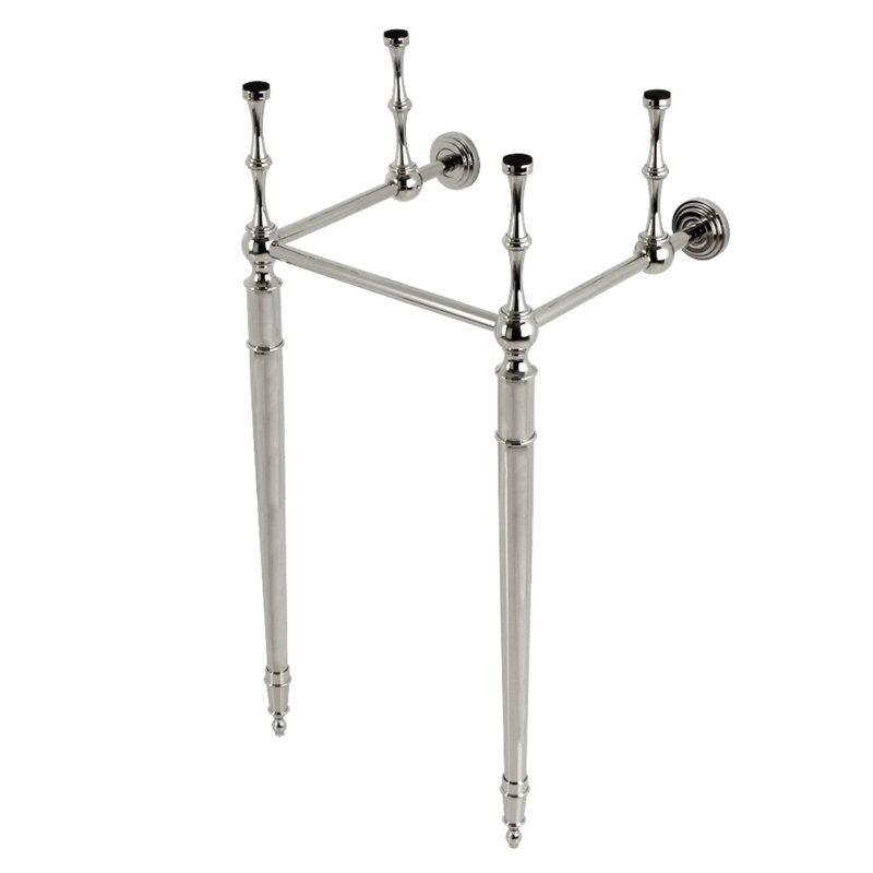 Kingston Brass Fauceture Brass Console Sink Legs, Polished Nickel