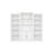 Retro style 3-Pieces Bookcase Display Cabinet with 5 Colors Adjustable LED Ceiling Light