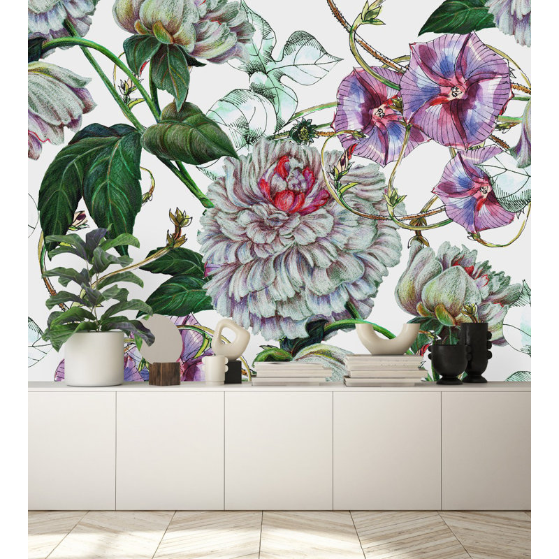 Peel & Stick Wall Mural, 8.34' W x 8.34' L