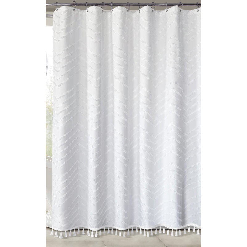 Bracha Shower Curtain with Hooks Included