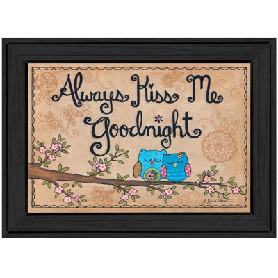 «Always Kiss Me Good Night», impression murale