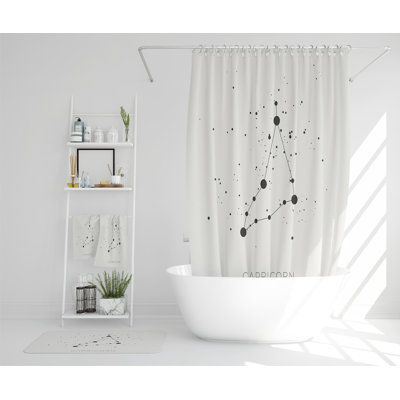 Naven Polyester Shower Curtain Set