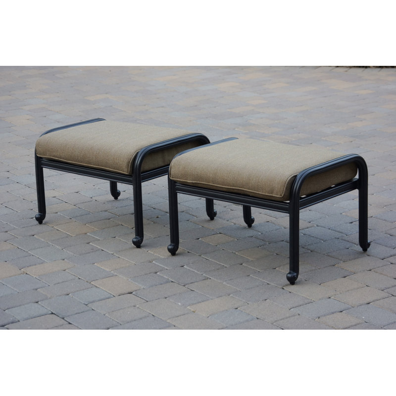 Baumann Metal Outdoor Ottoman
