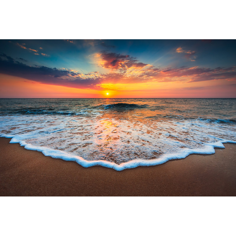Beautiful Sunrise Over The Sea, 20cm H x 30cm W x 3.8cm D