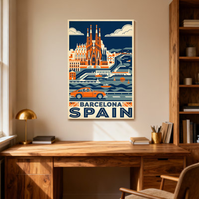 Paysages de la ville de Barcelone, Espagne
