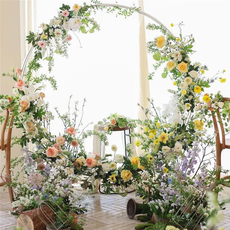 Bevins Iron Arbour in Clear, 240cm H x 200cm W x 20cm D