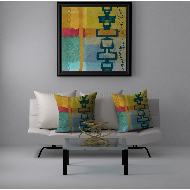  Housse et insert de coussin carré fraîcheur Kiss, 20 po X 20 po