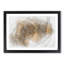 Orange Rose Flower in Abstract - Picture Frame Graphic Art Print-55723852-55723851