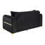 Canapé et causeuse Ruby 2pc en tissu de bouleau noir avec structure en bois de bouleau massif-1582894673-1582894672