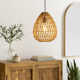 Delphia Single Light Paper Pendant