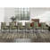 Hebbe 29.5" Wide Modern Corduroy Upholstered Armchair Accent Chair With Metal Frame and Storage Bag Set of 6