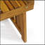 Table d'appoint durable en bois d'acacia de Kyoto avec un design pliable pour une utilisation intérieure et extérieure, pour un décor peu encombrant et élégant.-1185619341