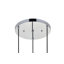 Luminaire suspendu conique 3 lumières grappe Dellwood-457080127