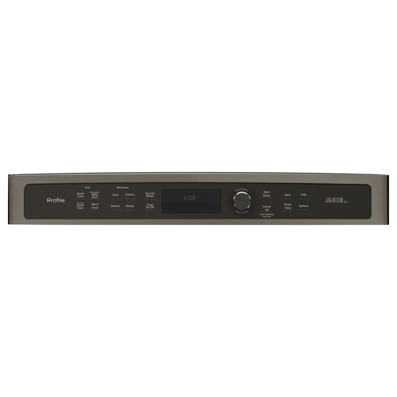 Advantium 29.75" Convection Electric Single Wall Oven, Slate