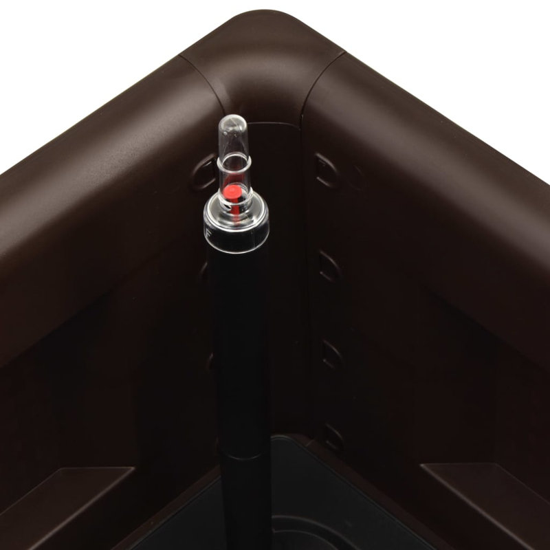 Lit de jardin surélevé avec système d'arrosage automatique, Moka