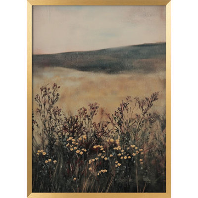 «Landscape Flower», art mural texturé encadré