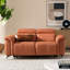 Canapé inclinable électrique en cuir véritable avec appui-tête réglable Maltby-121600781