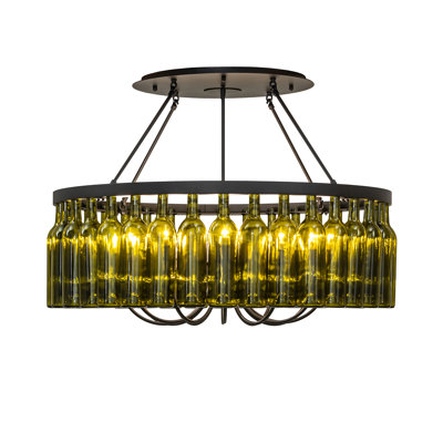 Lustre 38 bouteilles de vin 38 po