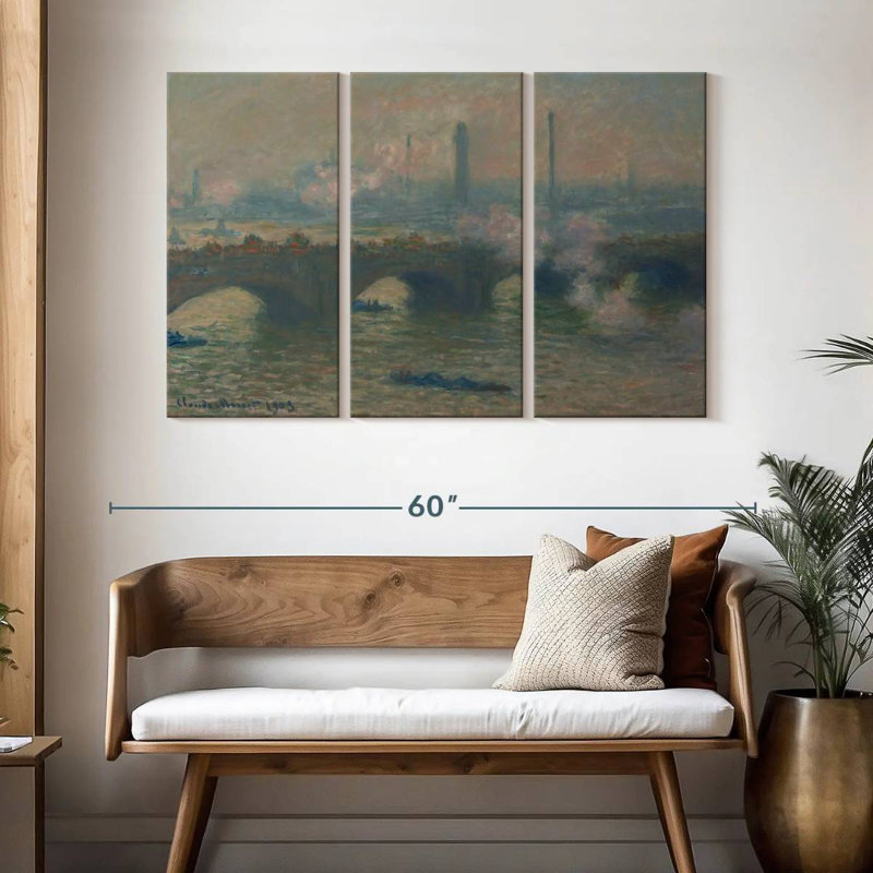Lilie Waterloo Bridge, 32" H x 50" W