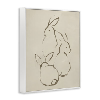 «Earthtone Rabbit S croquis», estampe numérique par June Erica Vess be-843