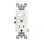 Leviton 15 Amp 125 Volt Duplex Watthite Combination Switch/Outlet 5-15R 1 Pack