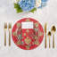 Ex Vote Sacred Hearts Cotton Blend Square Napkins-1447882319