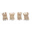 Fringe Napkin Rings - Set of 4