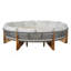 Ensemble de conversation pour 6 personnes avec coussins et table basse