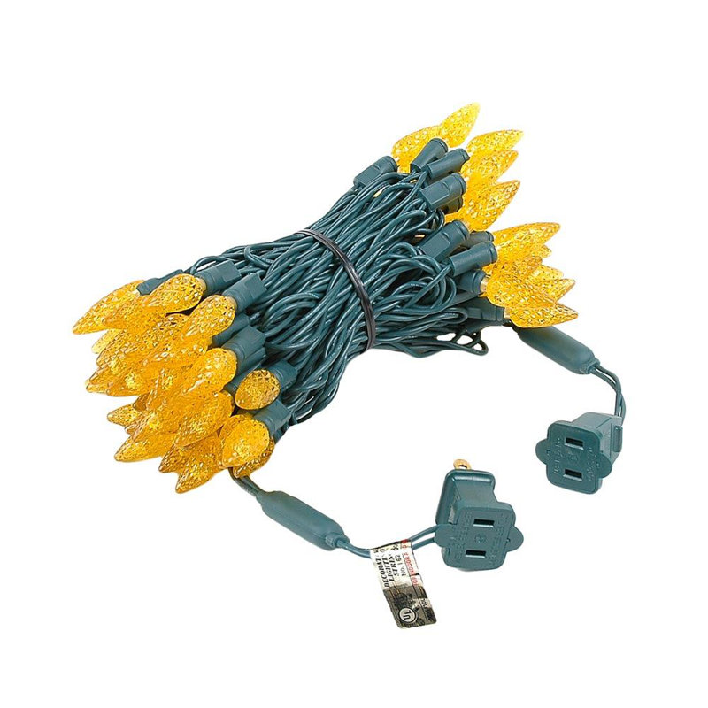 Guirlande lumineuse 70 lumières, Ambre