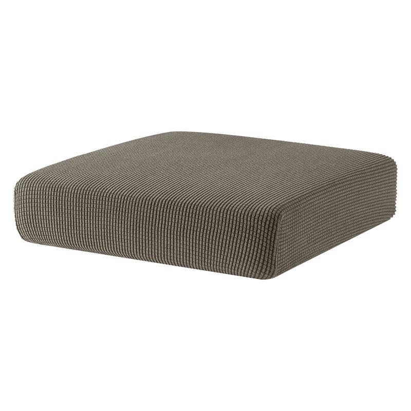 Box Cushion Armchair Slipcover, Olive Drab