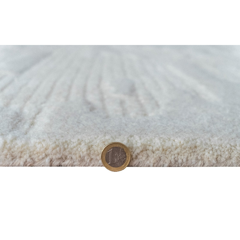 Tapis touffeté à la main à motif de reflets Denali - ivoire - 9 pi 6 po x 13 pi 6 po, 9 pi 6 po x 13 pi 6 po