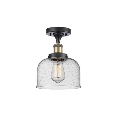 Analily Glass Semi Flush Mount