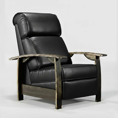  Fauteuil inclinable Whiskey Barrel - Tissu moelleux gris